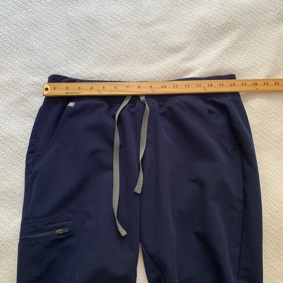 FIGS technical collection joggers pull on elastic waist blue ankle scrubs - Picture 7 of 9